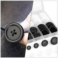 thumbnail image 4 of Black and White Buttons Clothes for Backpacks Resin Replacement Large Shirt Decorate 2 Boxes, 4 of 6