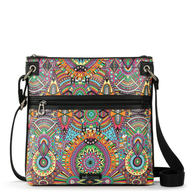 Sakroots foldover crossbody multi boho wanderlust sale