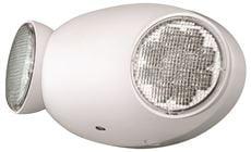 Compass Led Emergency Light, Remote Capacity, Thermoplastic, Dual-Head ...