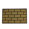 thumbnail image 2 of Brown and Black Brick Rectangular Doormat 18" x 29.5" - 18, 2 of 2