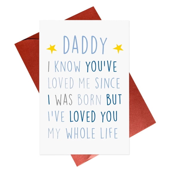 Tarjeta de cumpleaños Gonzey para papá, día del padre, nuevo papá