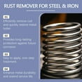 thumbnail image 5 of 2-Pack Highly Concentrated Rust Remover, Powerful Professional Cleaning Solution for Steel and Iron Metal Surfaces Restoration, 4.06 oz, 5 of 8