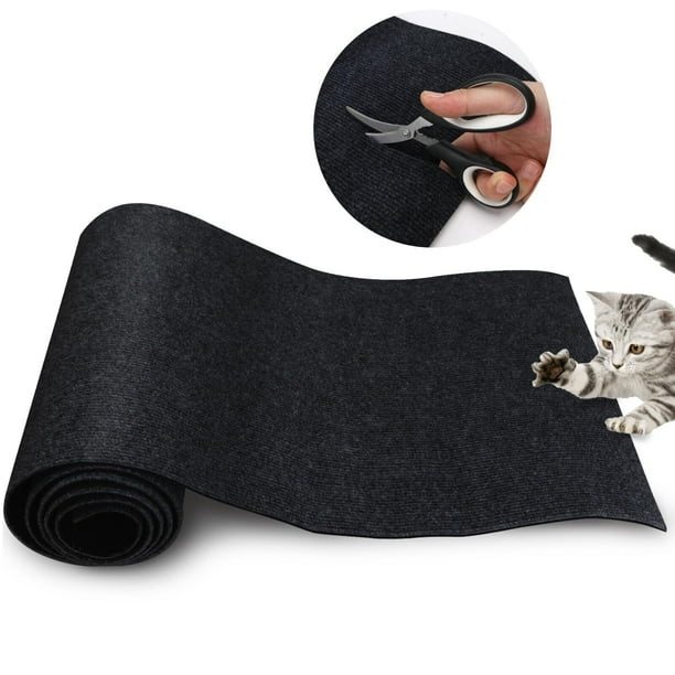 Alfombrilla para rascar para Gatos, Alfombra para rascar para Gatos, Almohadilla autoadhesiva Recortable, Estante Decorativo para árbol para Gatos, Pared para Gatos, Poste para rascar para