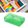 thumbnail image 3 of Pencil Box, Fashionable Clear Simple Snap Lid Pencil Case Portable  For Classroom, 3 of 8