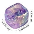 thumbnail image 3 of MOAOASPER Slow Rising Glitter Squeeze Cube, Non-Toxic TPR Stress Relief Toy, Sensory Anxiety Relief Fidget Toy, Portable Washable Toy for Kids Adults, 3 of 7