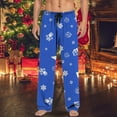thumbnail image 2 of ASFGIMUJ Christmas Mens Casual Pants Pajama Pants With Drawstring And Pockets, 2 of 4