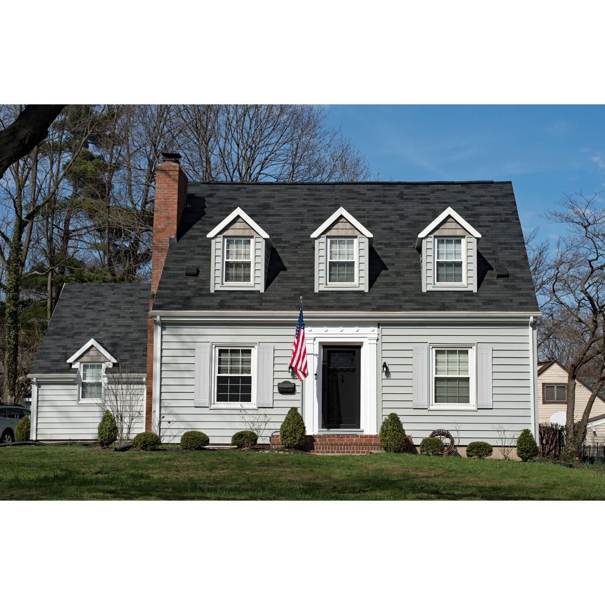 Ekena Millwork 16 1/8"W x 64"H True Fit PVC Three Board Joined Board-n-Batten Shutters, Primed (Per Pair - Hardware Not Included)