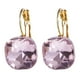 thumbnail image 1 of Pendientes Hoop Azul Personalidad Retro Huggie Pendientes Zircon Cristal, 1 of 2