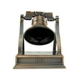 thumbnail image 2 of Bronze Metal Liberty Bell Miniature Replica Die Cast Novelty Pencil Sharpener, 2 of 3