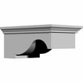 thumbnail image 2 of Ekena Millwork 7 3/4"W x 5 1/8"D x 3 1/2"H Lunel Bracket (6-Pack), 2 of 5
