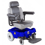 CTM - HS-1000 - Compact Rear Wheel Drive Power Chair - 18"W x 16"D - Blue - PHILLIPS POWER PACKAGE TM - $500 VALUE