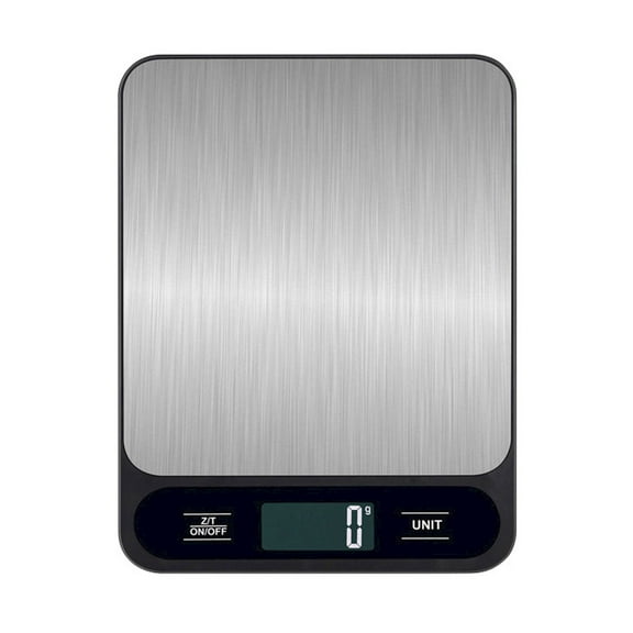 High Capacity Kitchen Scale | 22lb Premium Digital Scale with Grams/Ounces & Stainless Platform