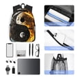 thumbnail image 4 of Easygdp Yin Yang Mochila Casual para Portátil, Mochila para Escuela, Viajes, Negocios, 4 of 6