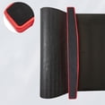 thumbnail image 2 of Exercise Sliding Mat Yoga Durable Glide Plate Multifunctional Skating Board Sliding Board for Fitness Leg Core Training Exercise Black 200mx50cm, 2 of 8