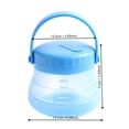 thumbnail image 3 of Silicone Portable Food Storage Container with Ice Bucket Function, 800ml, BPA-Free, for Camping, Picnics & Travel, 3 of 5