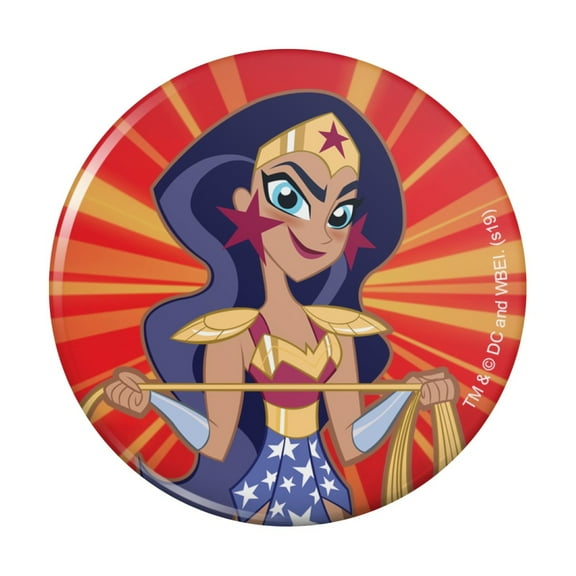 DC Super Hero Girls Wonder Woman Pinback Button Pin