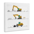thumbnail image 2 of Stupell Industries Eclectic Construction Digs Machine Canvas Art, 17 x 17, by Creative Studio, 2 of 8