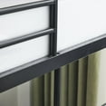 thumbnail image 5 of Twin Over Twin Size Metal Bunk Bed with Built-in Ladder, Heavy Duty Bunk Bed Frame with Safety Guardrail and Slats Support, for Teens Adults, No Box Spring Needed, Black, 5 of 9