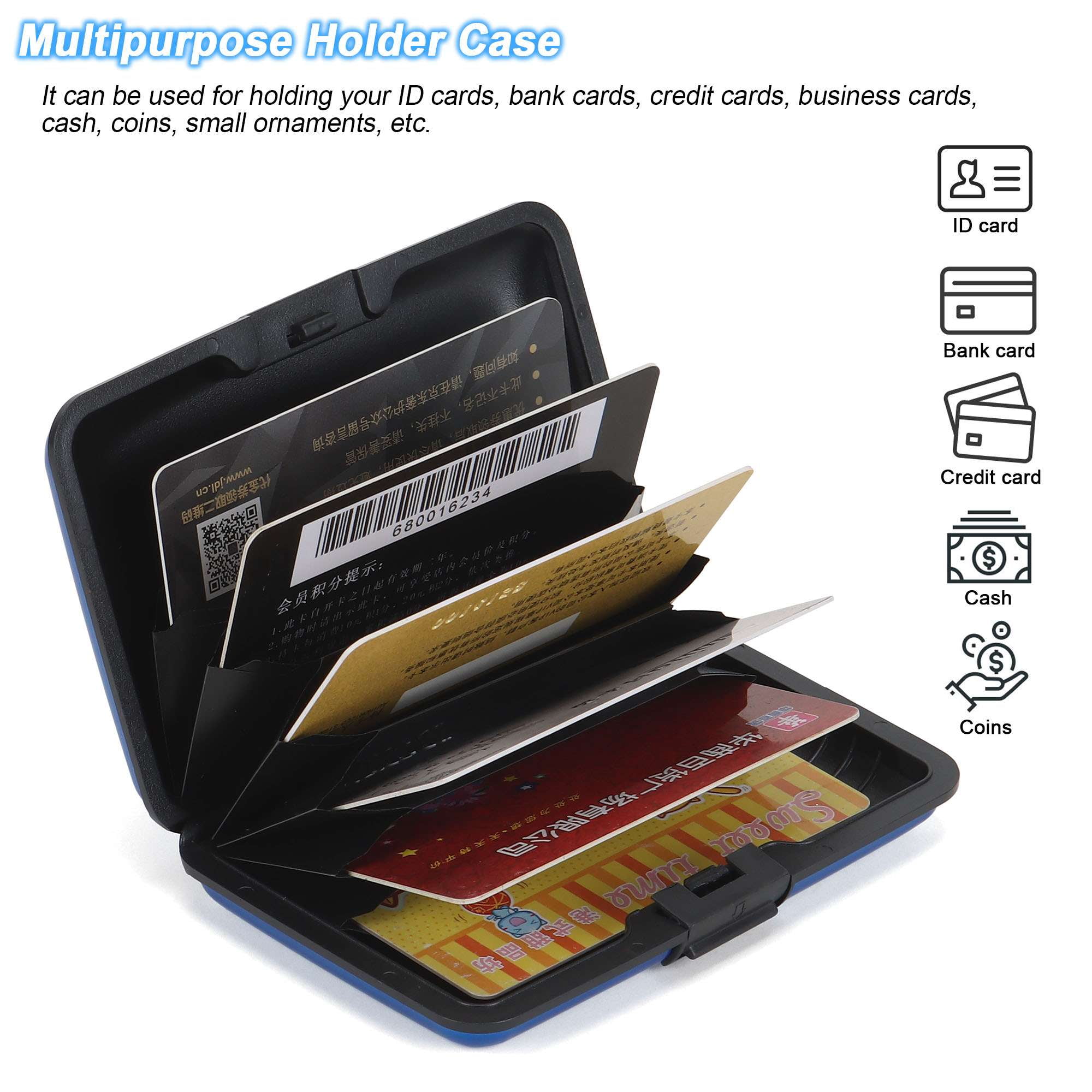 Sleeve Funny Card Protector Hard Plastic Credit Card Holder Wholesale RFID Aluminum Wallets Durable Stylish Sleeve Funny Card Protector Hard Plastic Credit Card Holder Wholesale RFID Aluminum Wallets Durable Stylish