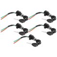 thumbnail image 2 of YLSHRF Plastic Easy To Install Electric Scooter Power Supply Lock, Fine Workmanship 5Set Electric Bicycle Electronic Lock Switch, Power Supply Lock For Outdoor Sports, 2 of 8