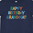 thumbnail image 4 of Inktastic Happy Birthday Grandma Boys or Girls Baby T-Shirt, 4 of 5