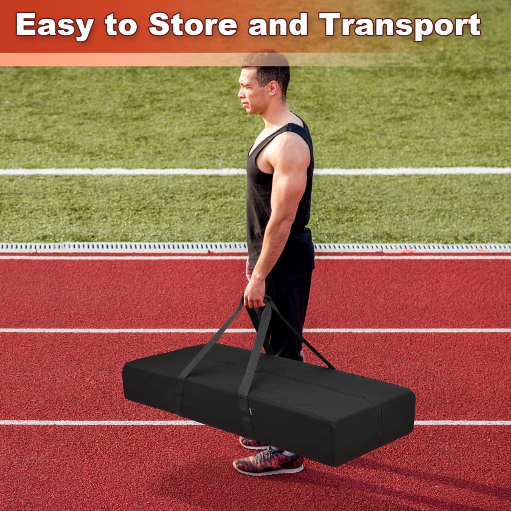 Athletic Equipment Storage Bag Suitable for Track and Field Starting Hurdles Oxford Fabric Measurements 39x16.9x6.3inch