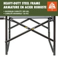 thumbnail image 4 of Chaise de directeur Ozark Trail, Capacité jusqu'à 136kg, Polyester durable, Cadre en acier, 4 of 12