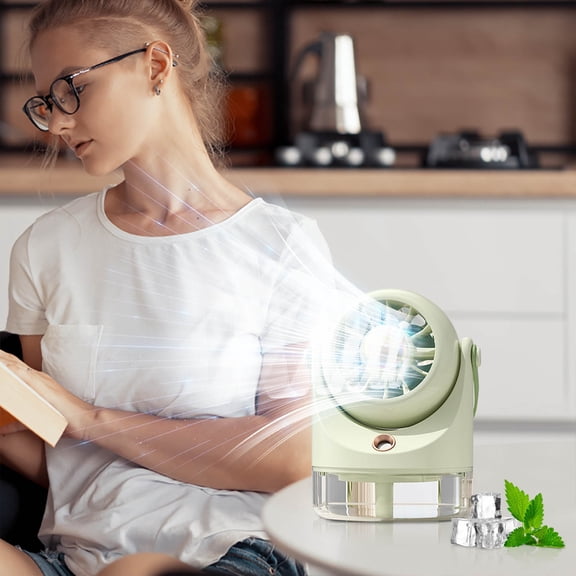 Desktop Spray Fan USB Charging And Dormitory And Office Fan