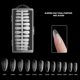 thumbnail image 4 of 240pcs Thin Semi-Frosted Manicure Nails Tips Wearable Soft Manicure Chips for Women Female, 4 of 5