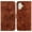 Brown, variant on For iPhone 16 Plus 6.7" lily Embossed Strong Magnetic Attachment/Closure, Card Slots/Pocket, PU Leather Flip Wallet Case ,Brown,For iPhone 16 Plus