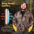 thumbnail image 6 of TrailCrest Mens Insulated & Waterproof Mossy Oak Camo Jacket, Break-up Country, Medium, 6 of 9