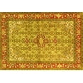 thumbnail image 1 of Ahgly Company Machine Washable Indoor Rectangle Persian Yellow Traditional Area Rugs, 8' x 10', 1 of 4