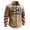 Beige, variant on 250 Anniversary USA Shirts Mens Button down Lapel Long Sleeve Casual Style Tops for Independence Day Fashion Outfit Loose Fit American Flag Graphic Patriots Shirts Brown XXL