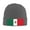 Deep Heather, variant on Mexican Flag Beanie Hat Knit Hat Skull Cap for Men Women Winter Hat Gray