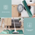 thumbnail image 6 of Teal Marble Gold Wave Pattern Kitchen Rugs Sets Of 3,Kitchen Runner Rugs Non Skid Washable,Decorative Kitchen Floor Mats for Kitchen,Sink,Laundry,17"x30"+ 17"x47" + 17"x59", 6 of 6