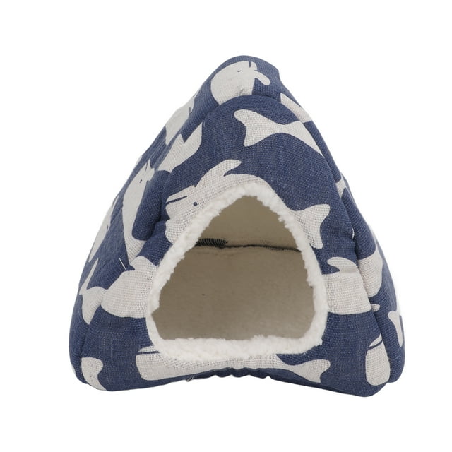 Cama cueva para hámster, cama escondite de algodón cálido a prueba de viento para hámster, Chinchilla, conejillo de indias, 16x16x16cm/6,3x6,3x6,3 pulgadas