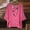 Z_ Hot Pink, variant on Stylish Olyvenn Linen Shirts for Women Loose Fit Roll Up Short Sleeve Boho Tops Summer Oversized T Shirts Crewneck Blouses Brown L