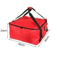 thumbnail image 1 of 16 Inch Pizza Thermal Bag Food Delivery Bag Insulated Bag 2 In 1 Portable Shoulder straps and Hand Carry, 1 of 6