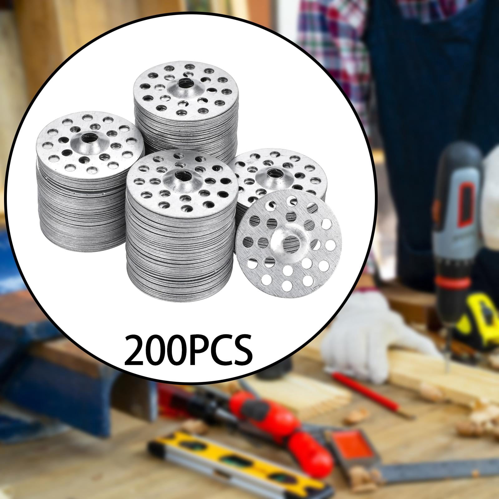 Zxpjkyu 200Pcs Flat Washers for Screws and Nail for Screws and Nails Accessories Plate