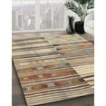 thumbnail image 3 of Ahgly Company Machine Washable Indoor Rectangle Contemporary Brown Area Rugs, 8' x 12', 3 of 7