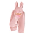 thumbnail image 2 of UACY Easter Knit Romper Baby Girl Sweater Jumpsuit Bunny Sleeveless Button Overalls Outfit Newborn Fall Clothes, 2 of 9