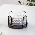 thumbnail image 4 of 8 Pack Cotton Woven Insulated Dining Table Mats Style Round Teacup Coffee Set, 4 of 9