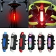 thumbnail image 3 of 3PCS USB Rechargeable LED Bike Tail Light - 4 Flashing Modes For Safety And Visibility - Mountain And Road Bicycle Taillight For Riding And Cycling, 3 of 7