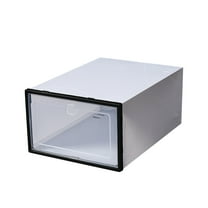 Shoe Storage, Folding Storage Thickened Transparent Shoe Box Drawer Type Combination Shoe Storage Box Plastic Shoe Box,men Style, Holiday Gifts