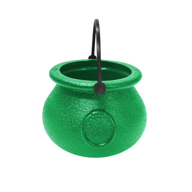 Cubo de Dulces de Bruja para Halloween | Mini Cuenco de Plástico con Asa para Truco o Trato | Suministros Multicolores para Fiestas de Halloween de 7 Cm | Decoración Duradera para Halloween, Regalo p