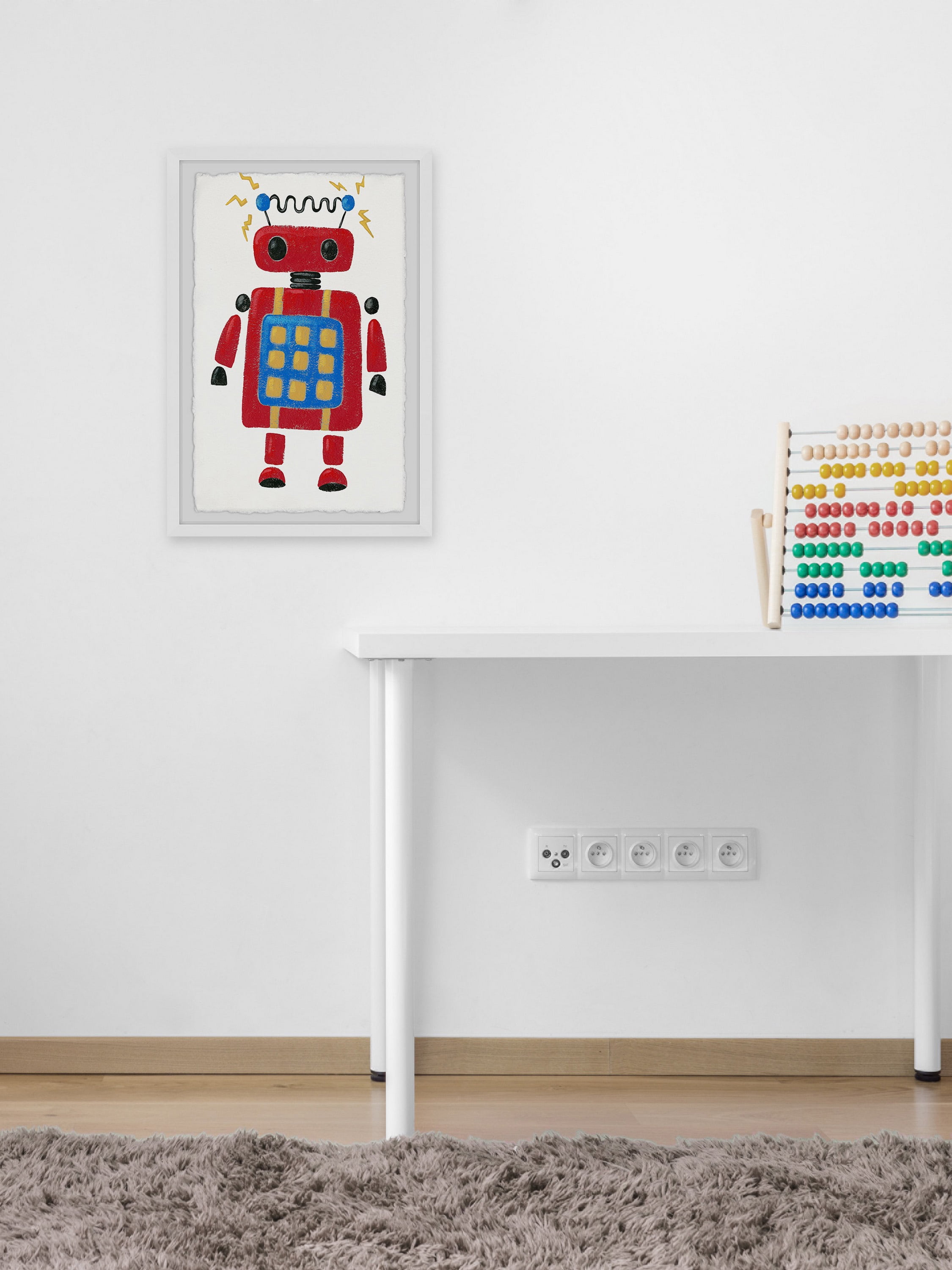 Marmont Hill Electric Robot Framed Wall Art