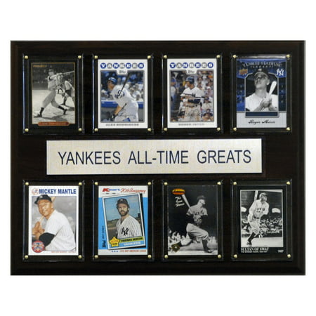C&I Collectables MLB 12x15 New York Yankees All-Time Greats