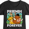 thumbnail image 3 of The Lion King - Simba Pumbaa, & Timon - Best Friends - Toddler & Youth Girls Short Sleeve Graphic T-Shirt, 3 of 5