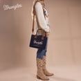thumbnail image 3 of Wrangler Tote Bag for Women Retro Canvas Top Handle Purses and Handbags, Navy, 3 of 8