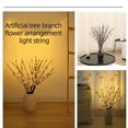 thumbnail image 4 of 6 Pack Lighted Branches for Vases Plug in - 30Inch LED Christmas DIY Twig Pathway Lights, Artificial Tree Bendable Xmas Fairy Lights with Stakes for Outdoor Indoor Party Decoration, Beige, 4 of 5